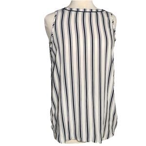 Ann Taylor LOFT Women’s Small Sleeveless Striped Tank Top- EUC